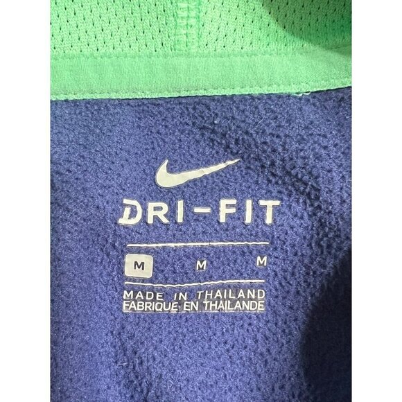 Nike Women's Medium Pullover Hoodie Hooded Sweatshirt Purple Black Green Swoosh - Picture 9 of 10